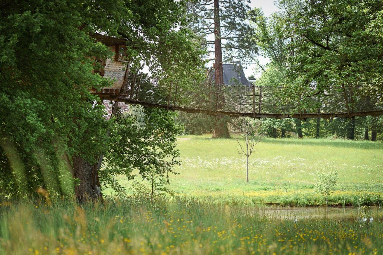 Cabane Perchee Dans Les Arbres Saint-Hilaire-en-Morvan Exteriér fotografie