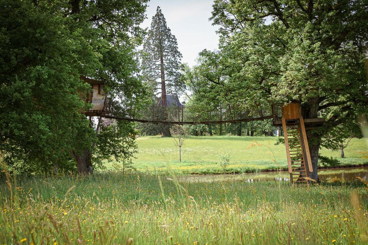 Cabane Perchee Dans Les Arbres Saint-Hilaire-en-Morvan Exteriér fotografie