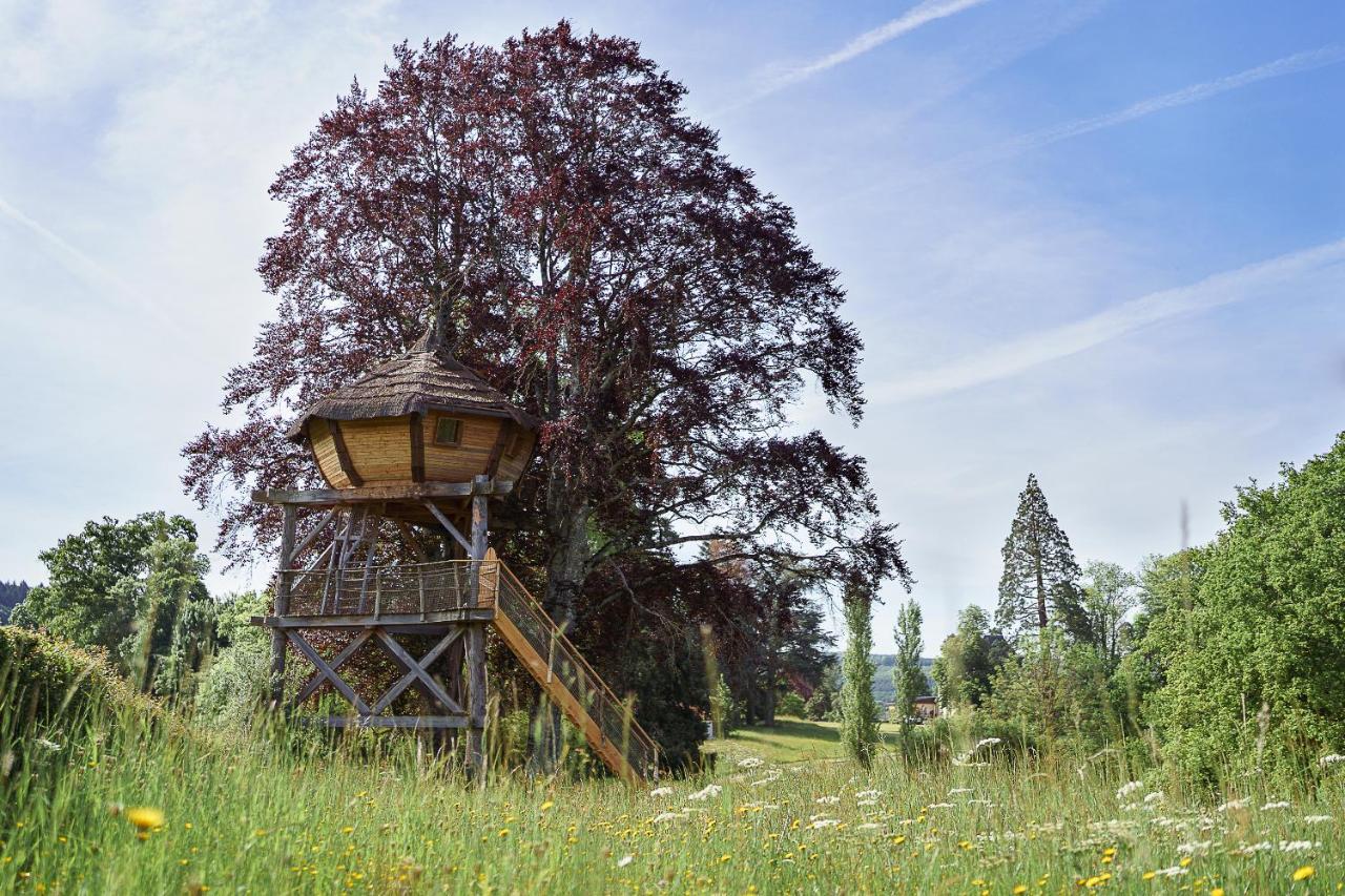 Cabane Perchee Dans Les Arbres Saint-Hilaire-en-Morvan Exteriér fotografie