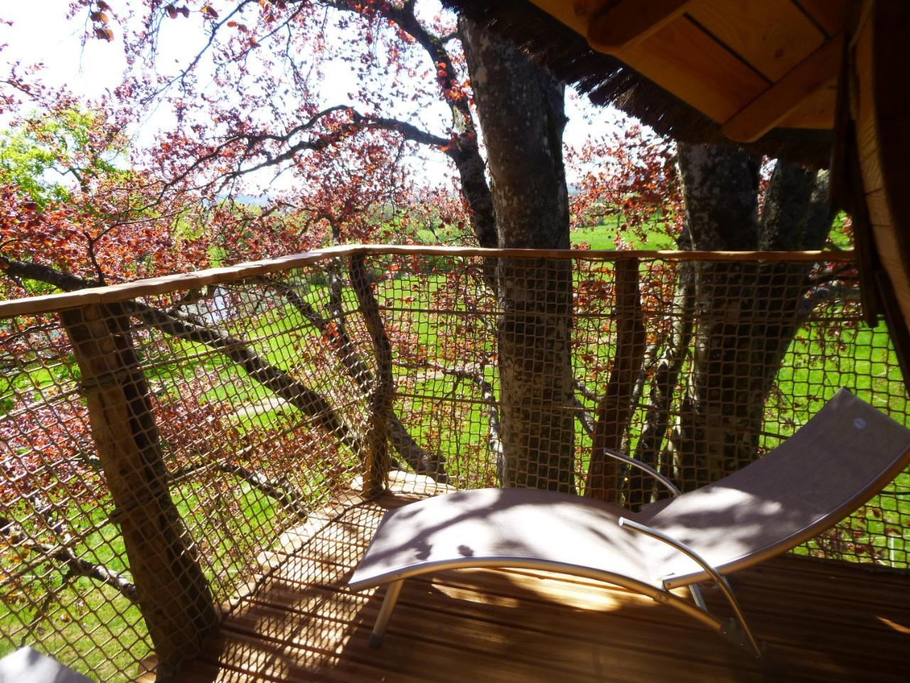 Cabane Perchee Dans Les Arbres Saint-Hilaire-en-Morvan Exteriér fotografie